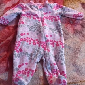 Zipper 1 piece pajama